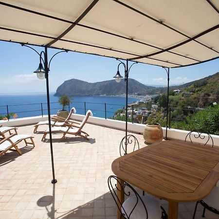 Villa Charming House In Lipari With Sea View Exterior foto